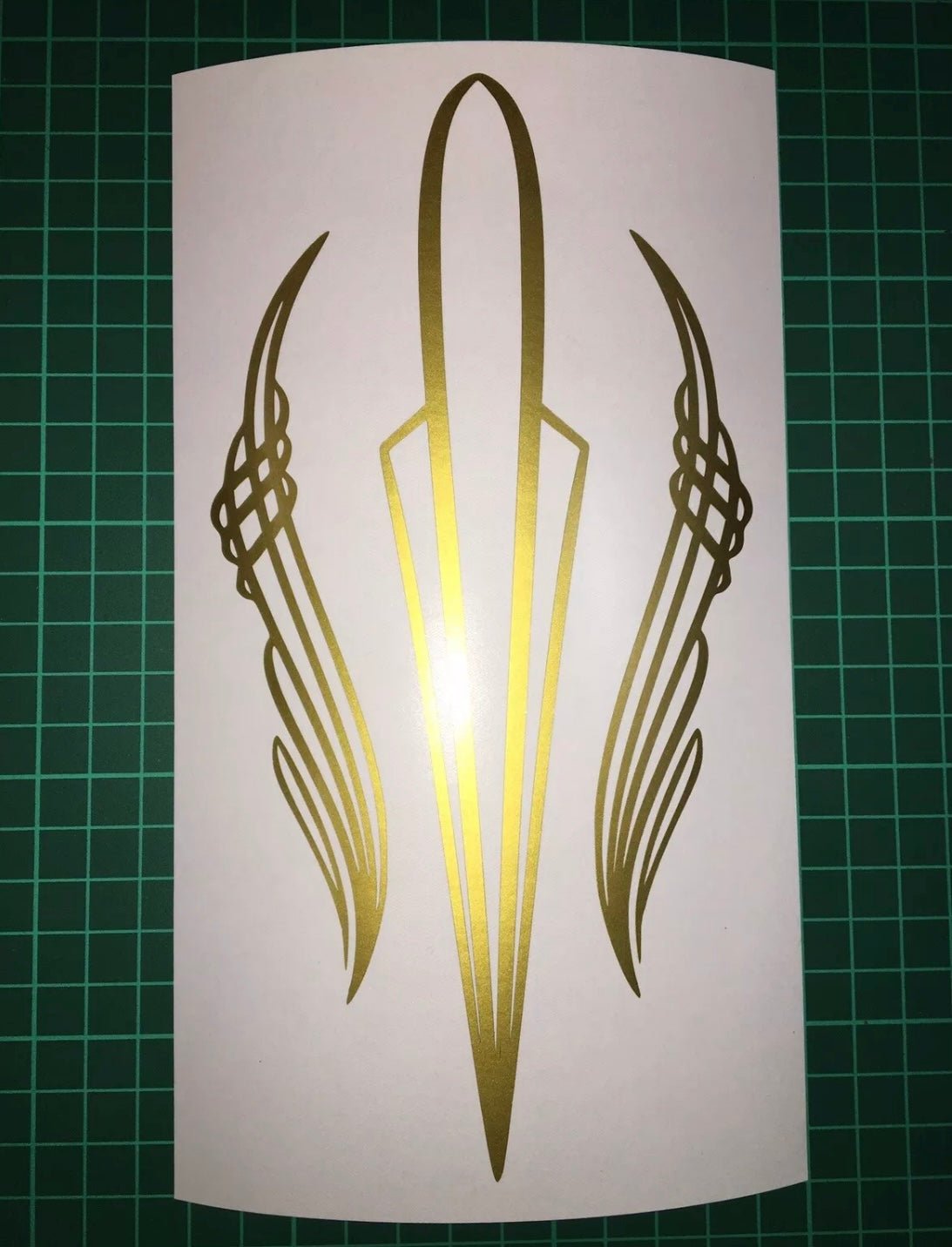 PINSTRIPE Design Sticker Decals Car Motorcycle Bike Hotrod 210x110mm