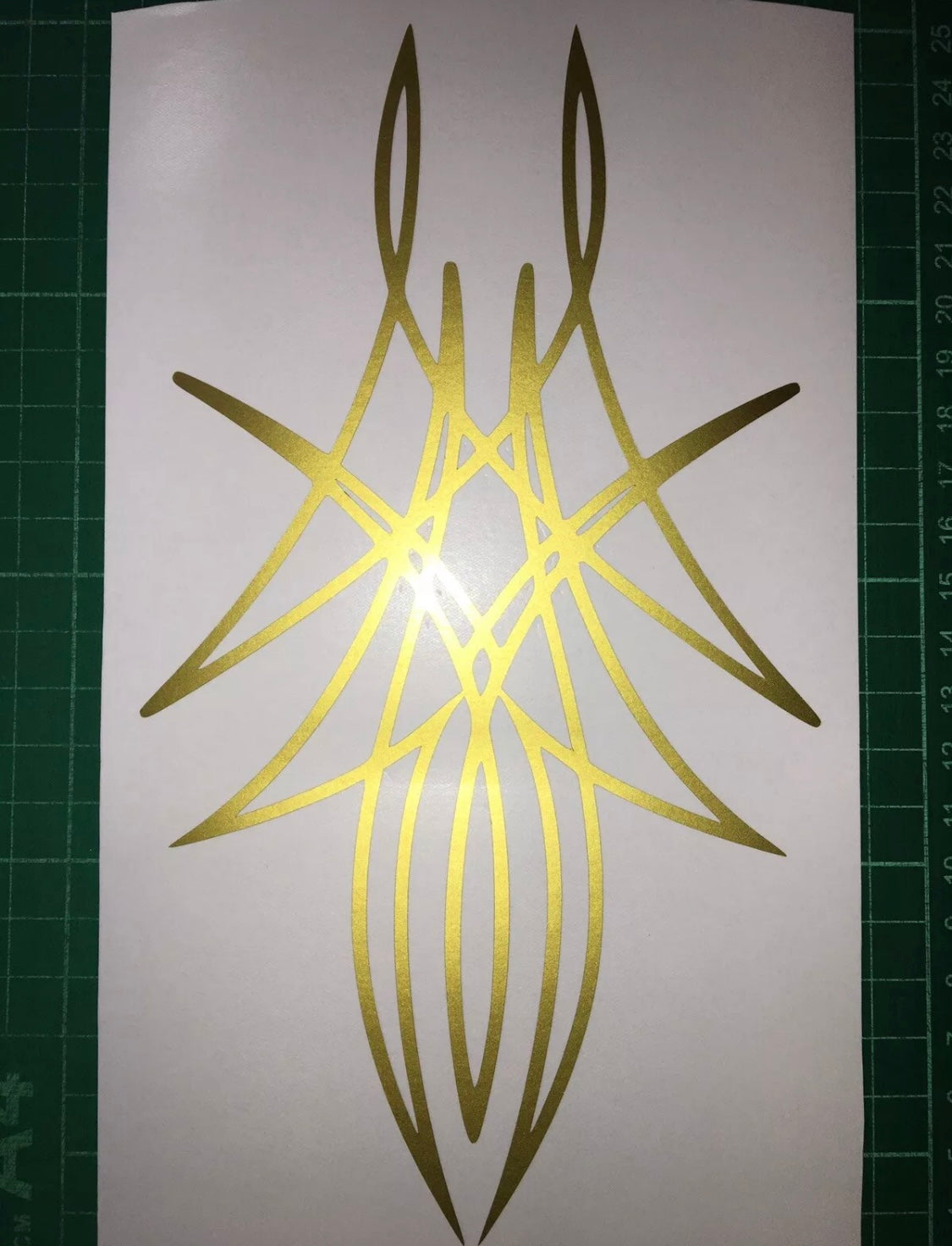 PINSTRIPE Design Sticker Decal Bonnet Motorcycle Tank Helmet 210x120mm