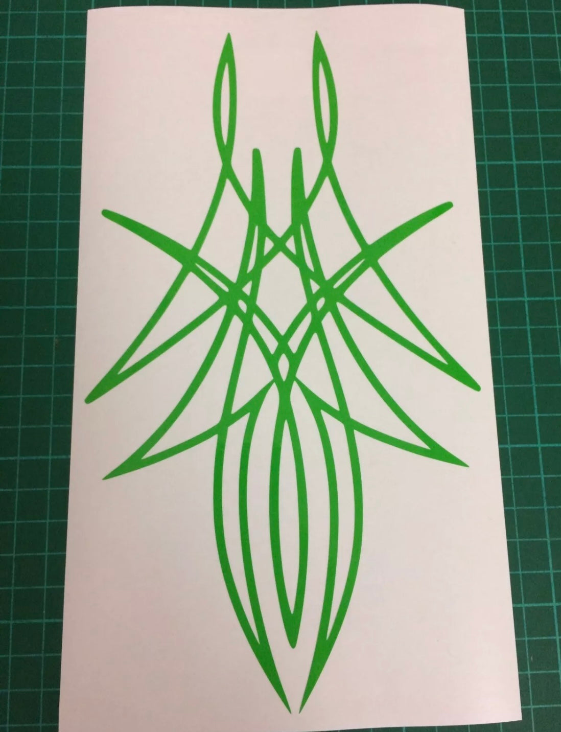 PINSTRIPE Design Sticker Decal Bonnet Motorcycle Tank Helmet 210x120mm