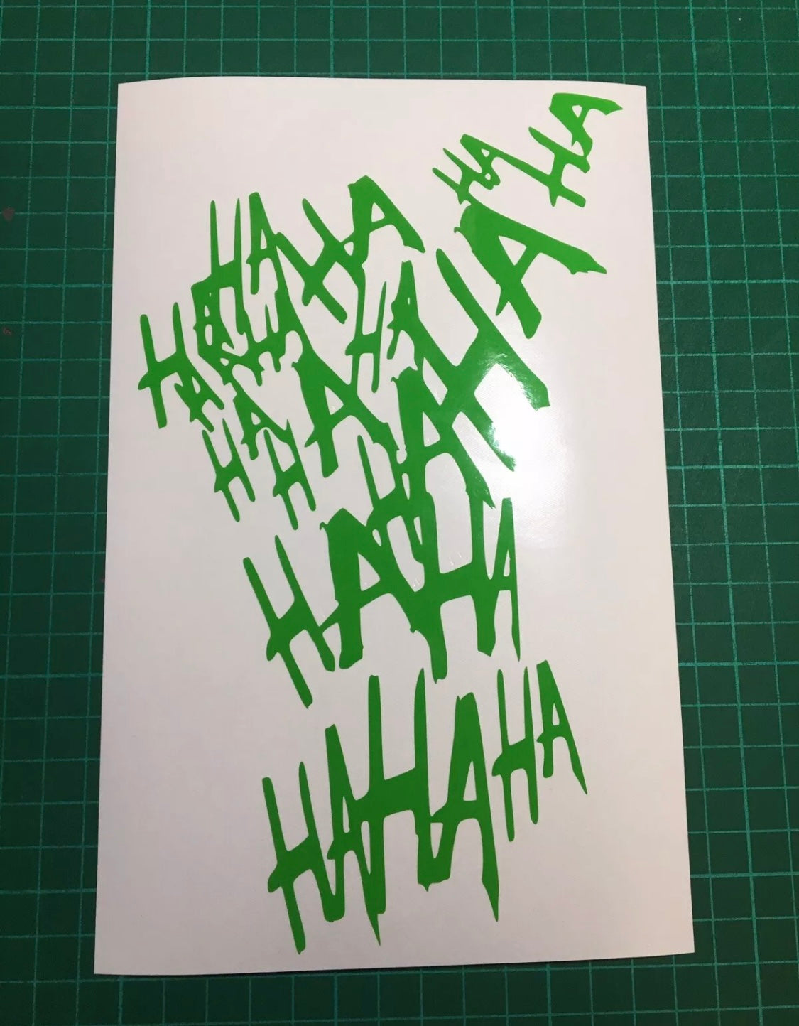 Joker HAHAHA Stickers Decals Helmet Tank Car Van Motorbike 215x130mm