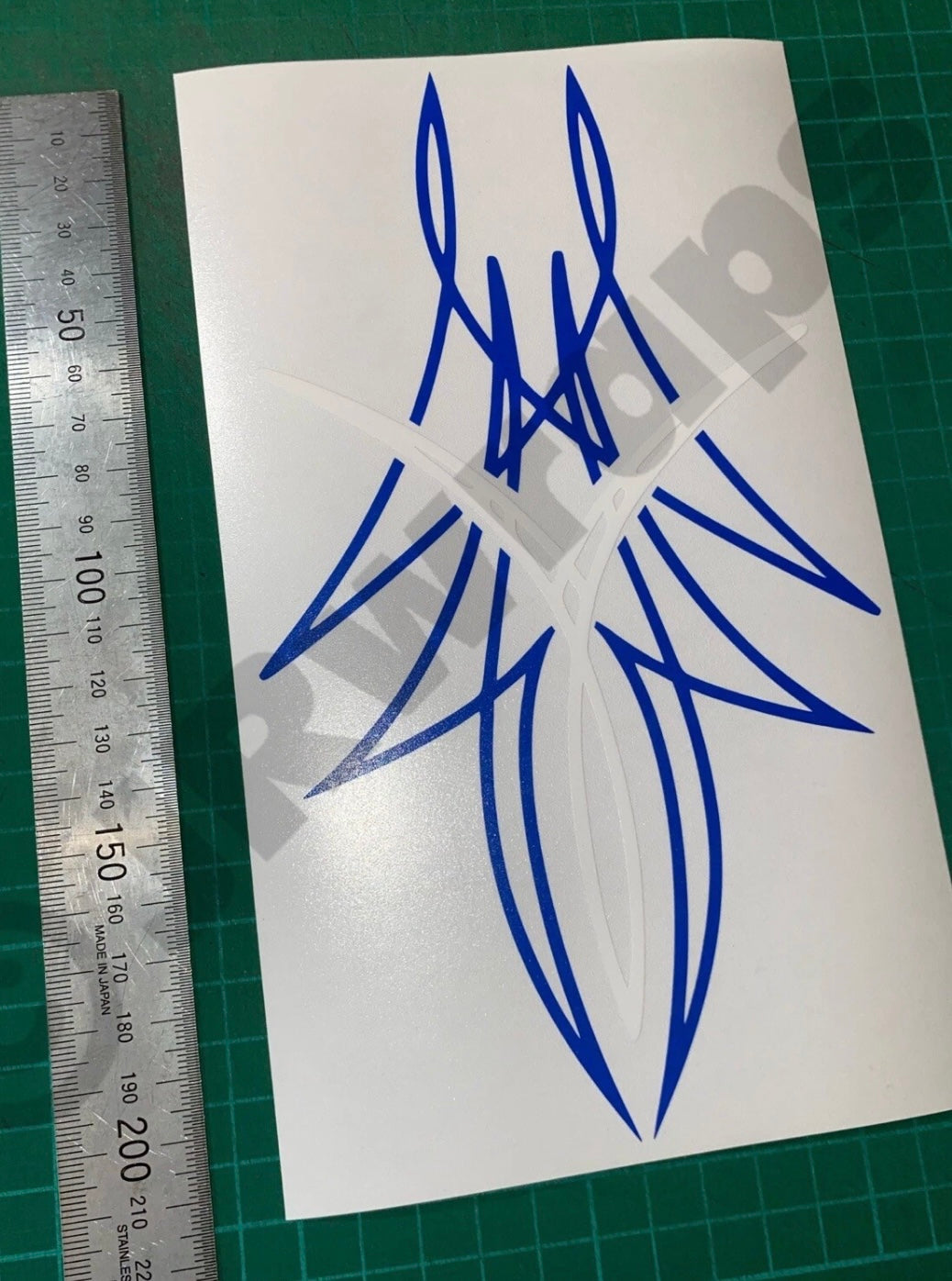 PINSTRIPE Design Stickers Decals Bonnet Motorcycle Tank 210x120mm