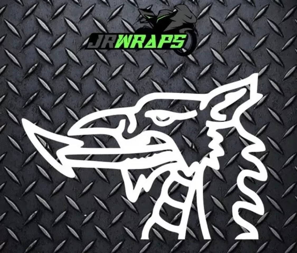Welsh Dragon Head Sticker Decal Car Camper Motorcycle Tank