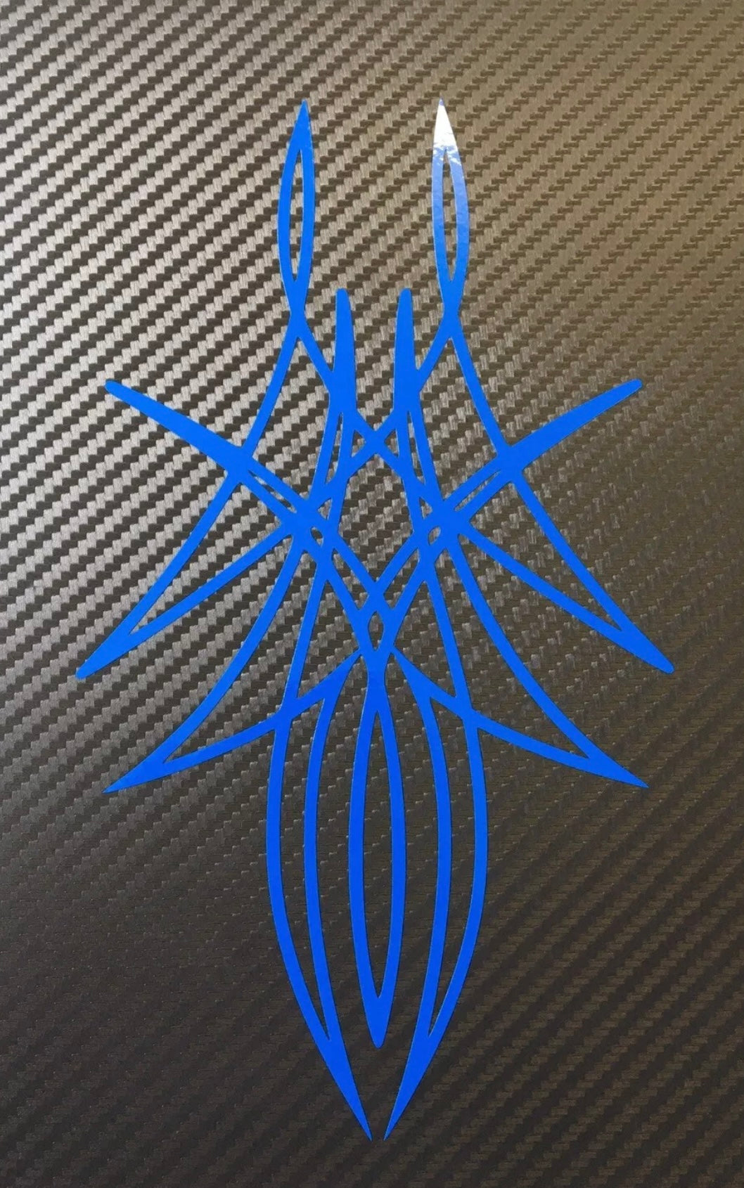 PINSTRIPE Design Sticker Decal Bonnet Motorcycle Tank Helmet 210x120mm