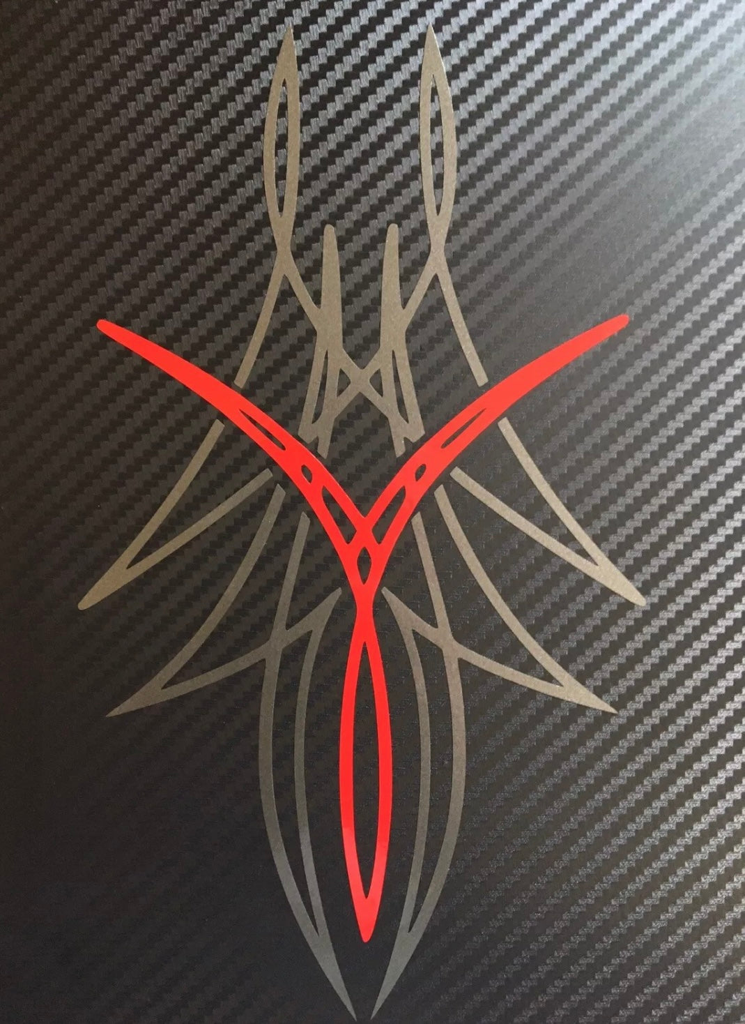 PINSTRIPE Design Stickers Decals Bonnet Motorcycle Tank 210x120mm