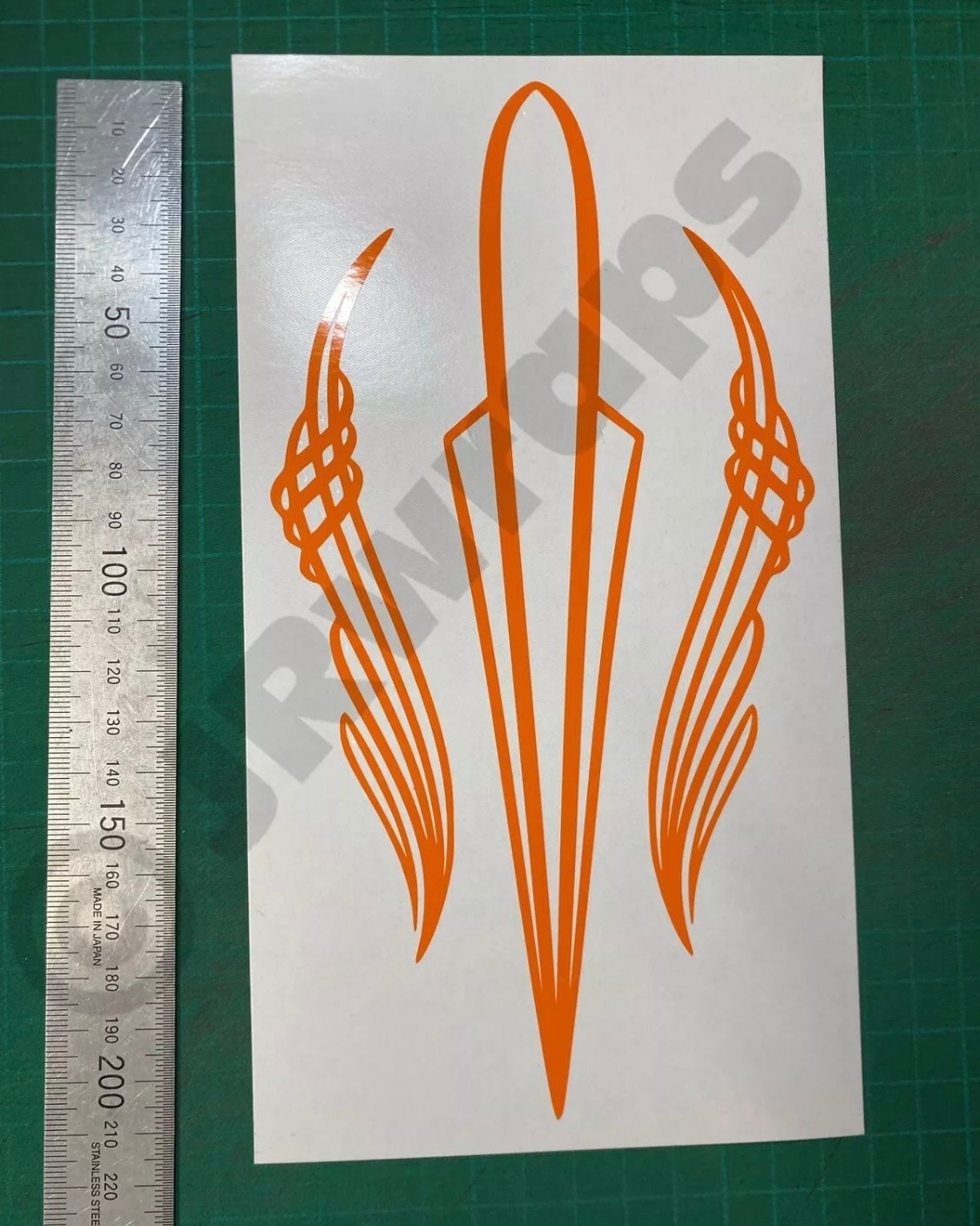 PINSTRIPE Design Sticker Decals Car Motorcycle Bike Hotrod 210x110mm