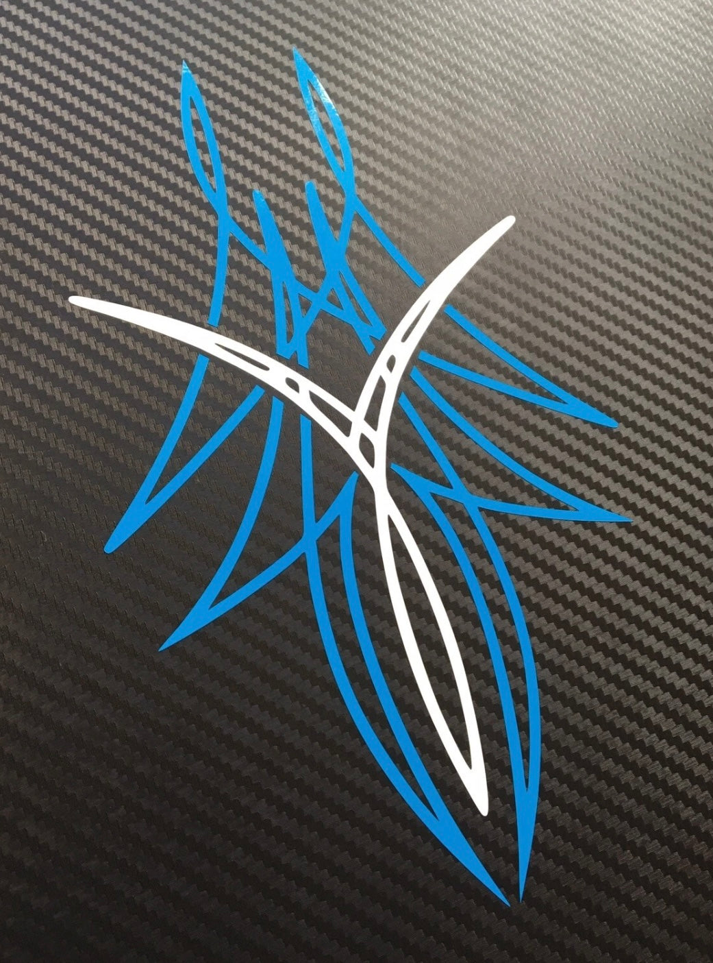 PINSTRIPE Design Stickers Decals Bonnet Motorcycle Tank 210x120mm