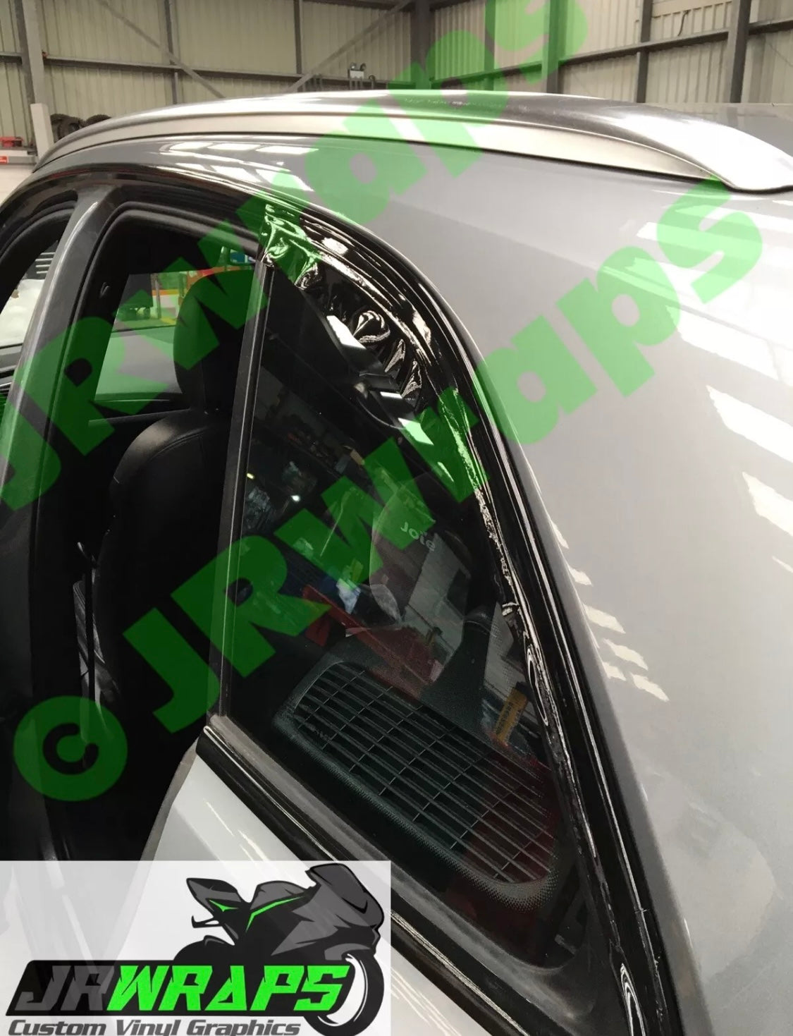 Gloss Black De-Chroming Tape Vinyl Wrap (100mm x 10 Metre) Chrome Trim Delete