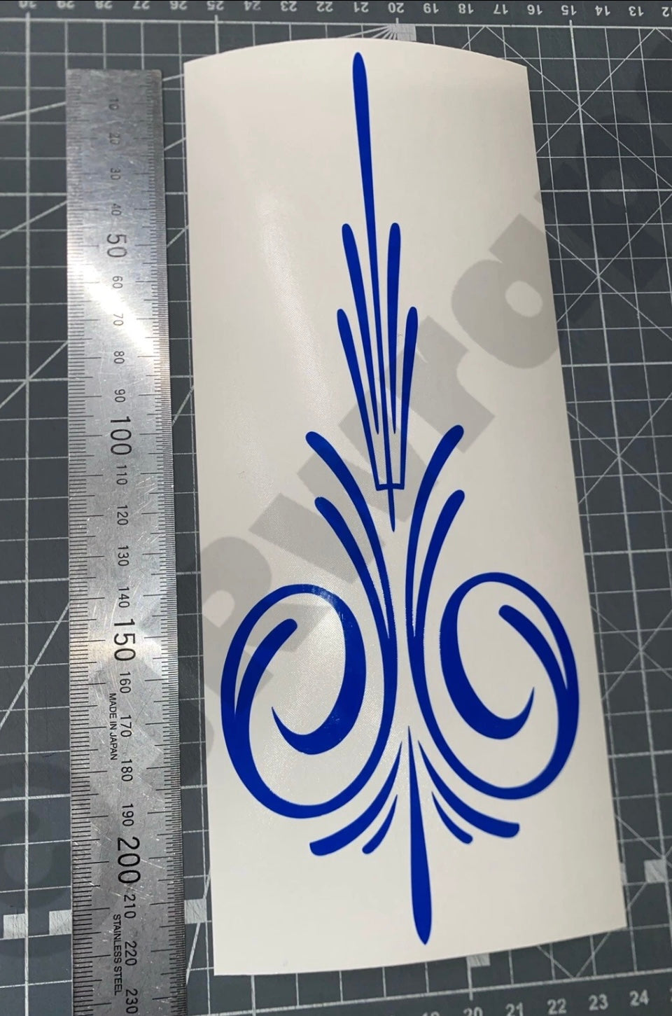 PINSTRIPE Design Sticker Decal Motorbike Tank Helmet Car Boat Van 220x90mm