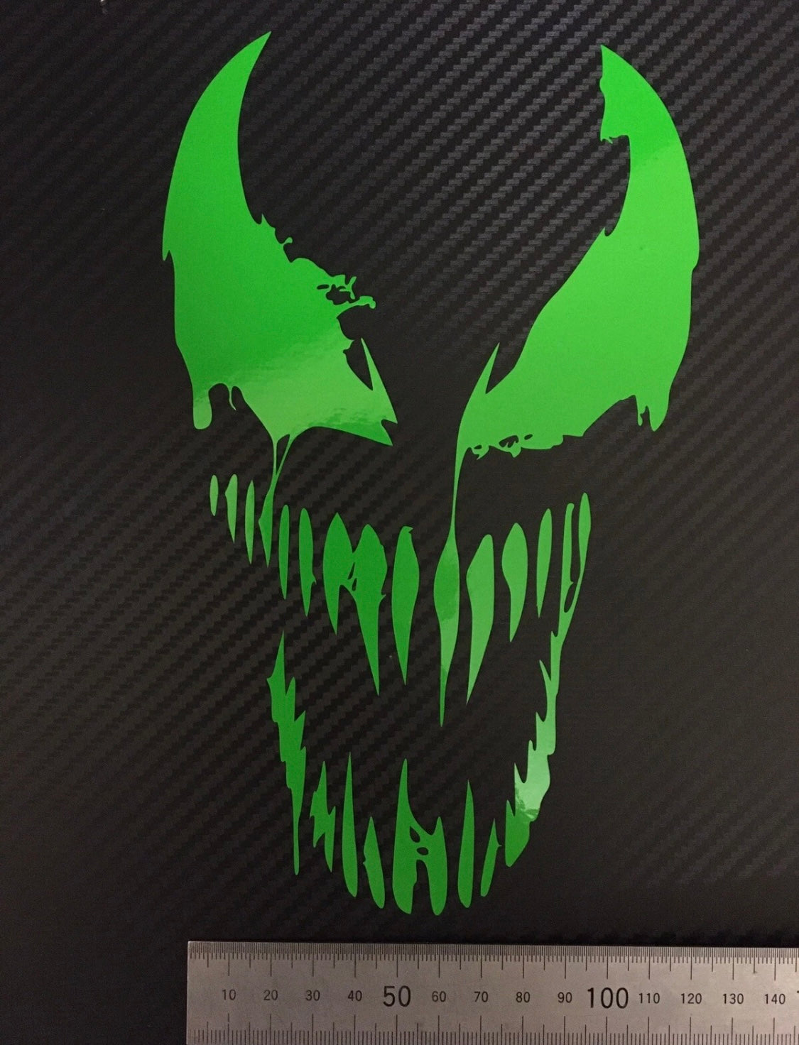 Venom Face Stickers Decals Car Van Bike 210x130mm Bumper Window Door