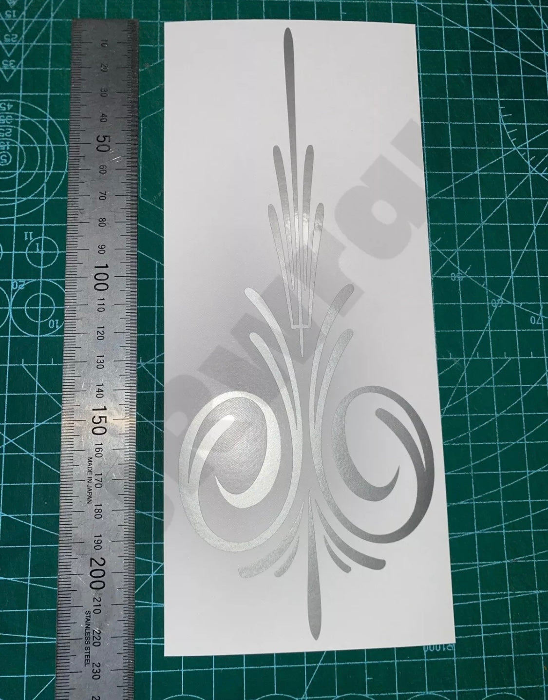 PINSTRIPE Design Sticker Decal Motorbike Tank Helmet Car Boat Van 220x90mm