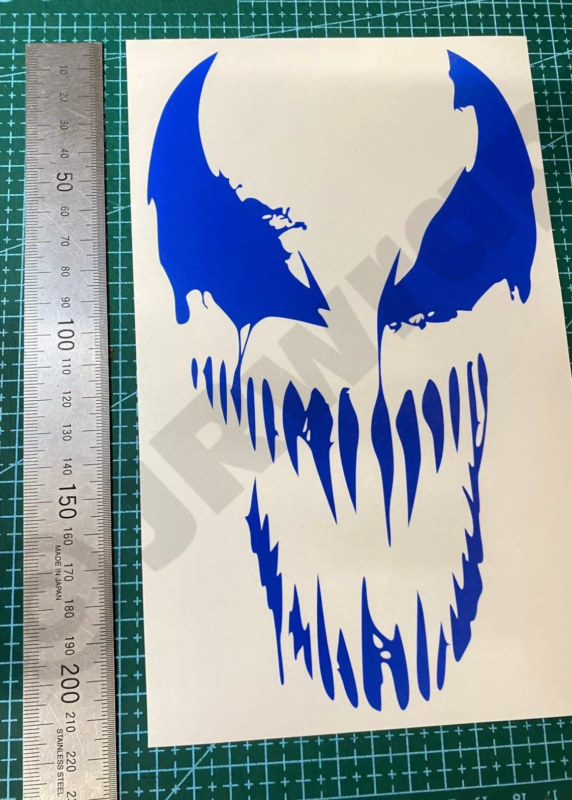 Venom Face Stickers Decals Car Van Bike 210x130mm Bumper Window Door