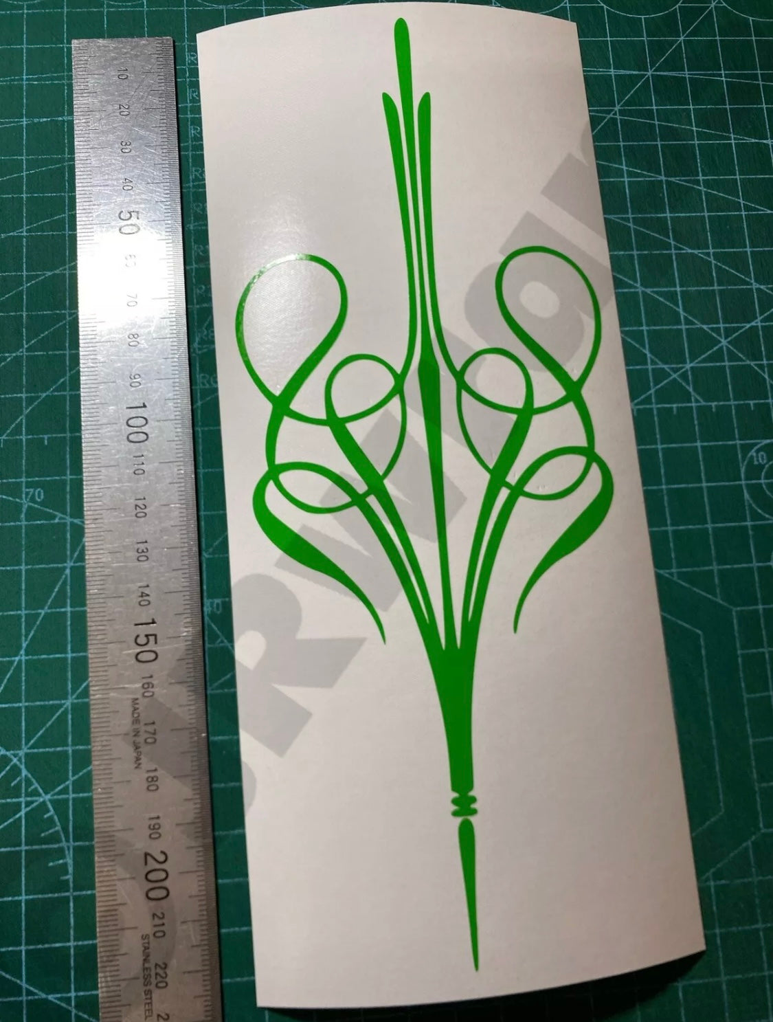 PINSTRIPE Design Sticker Decal Motorcycle Tank Helmet Car Bike Boat 220x90mm