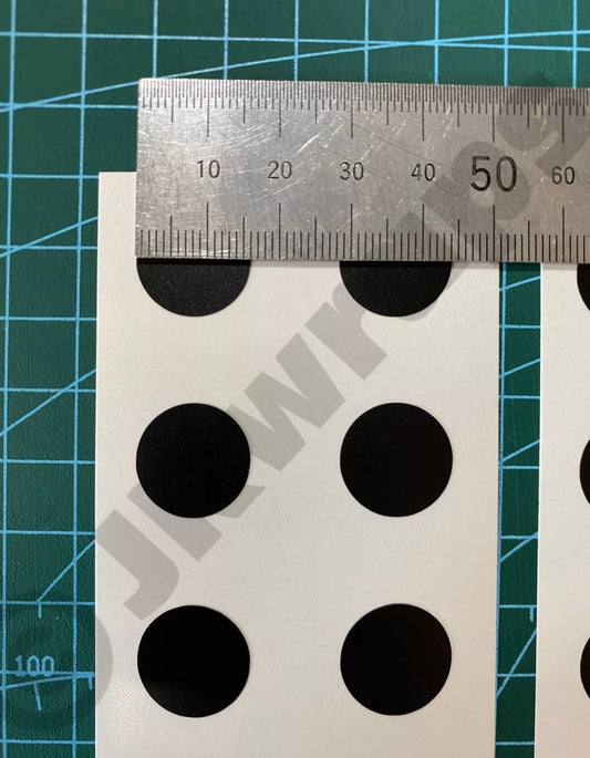 (X16) PDC Parking Sensor Stickers Decals Kit Car Bumper Van 4x4 MATT BLACK