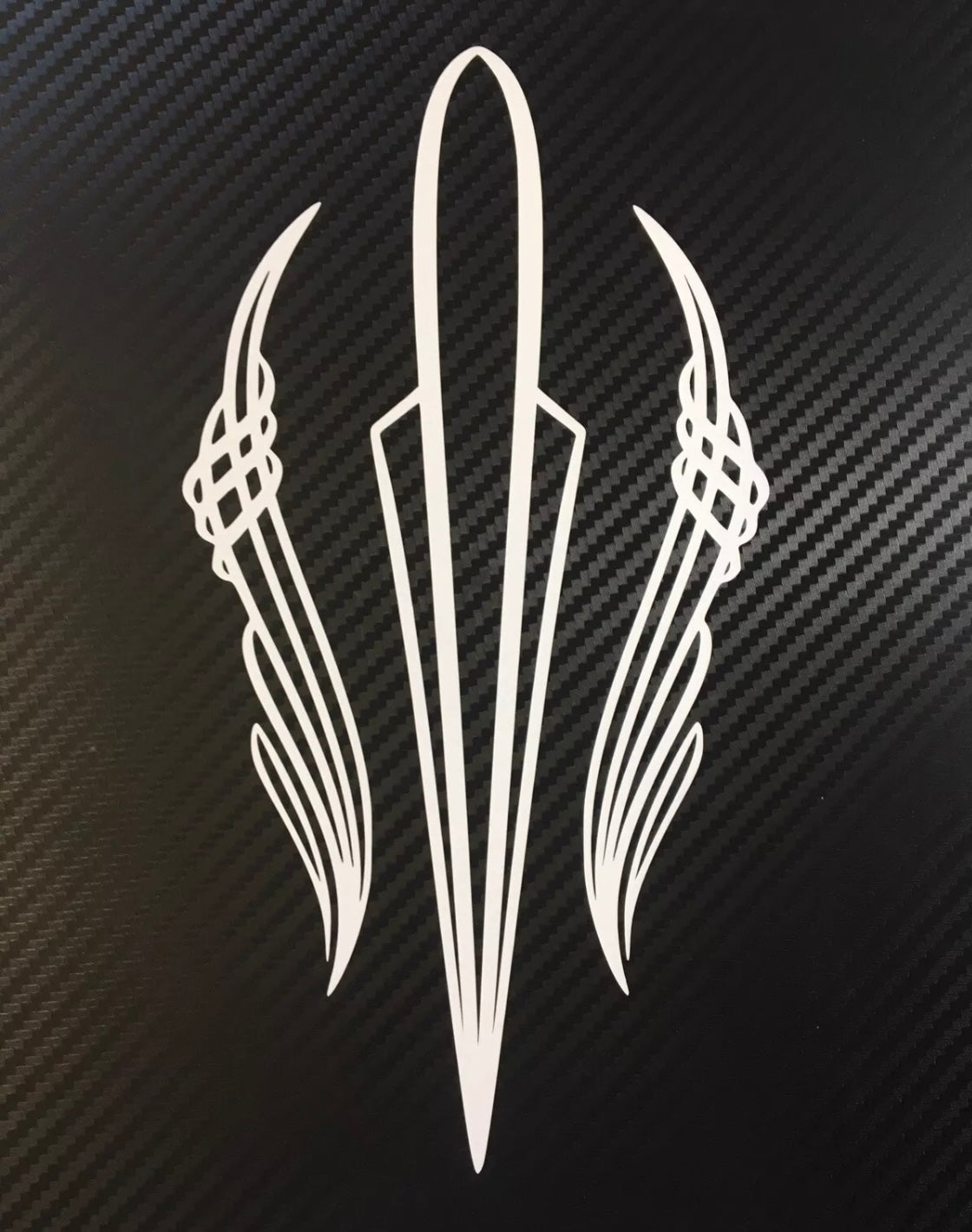 PINSTRIPE Design Sticker Decals Car Motorcycle Bike Hotrod 210x110mm