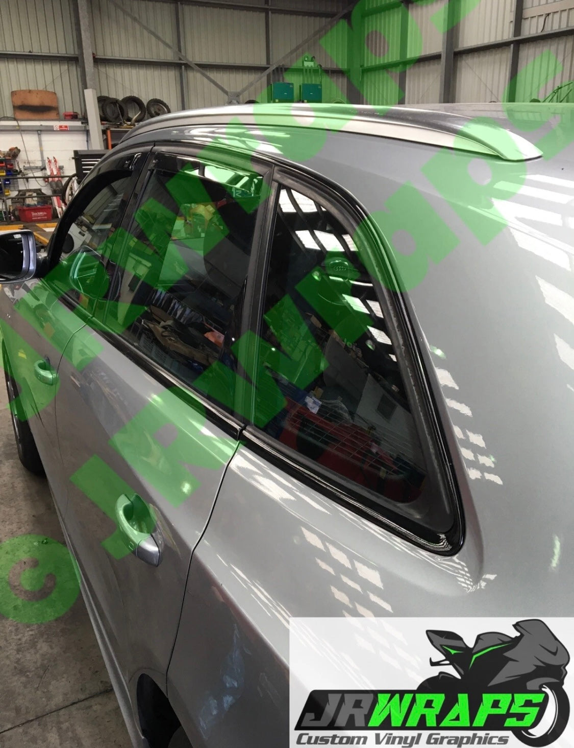 Gloss Black De-Chroming Tape Vinyl Wrap (100mm x 10 Metre) Chrome Trim Delete