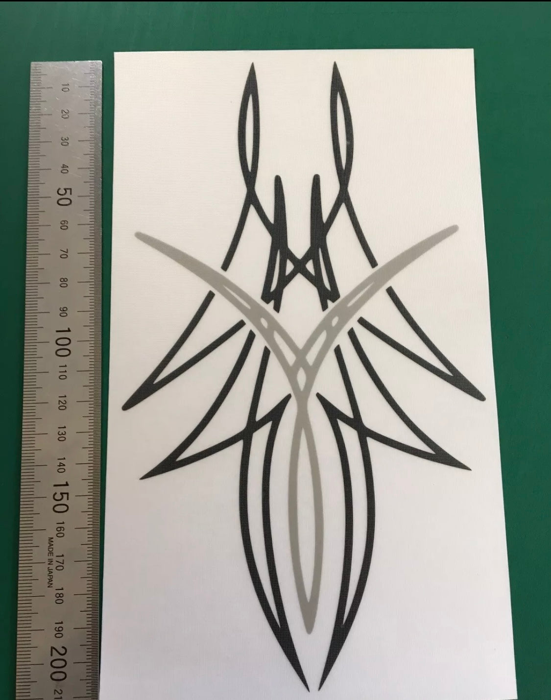 PINSTRIPE Design Stickers Decals Bonnet Motorcycle Tank 210x120mm