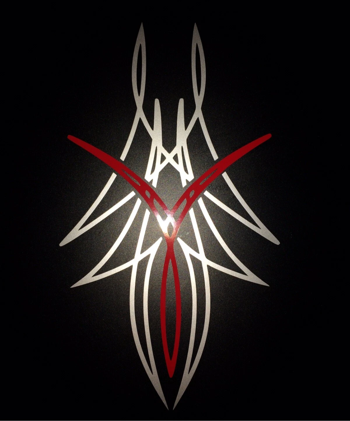 PINSTRIPE Design Stickers Decals Bonnet Motorcycle Tank 210x120mm