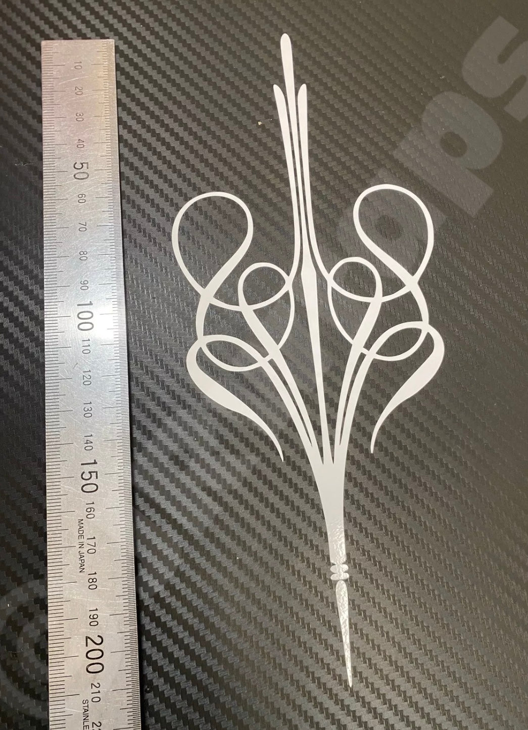 PINSTRIPE Design Sticker Decal Motorcycle Tank Helmet Car Bike Boat 220x90mm