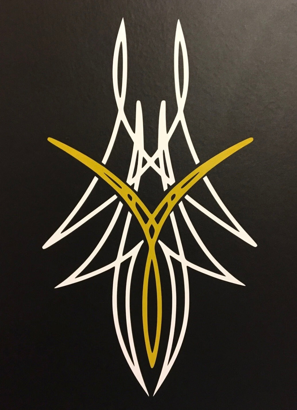 PINSTRIPE Design Stickers Decals Bonnet Motorcycle Tank 210x120mm