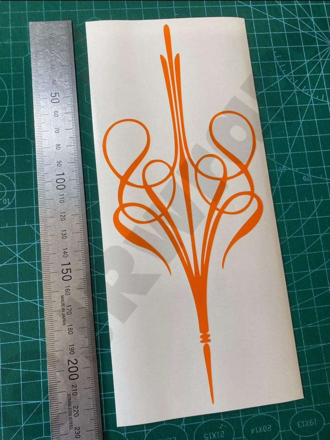 PINSTRIPE Design Sticker Decal Motorcycle Tank Helmet Car Bike Boat 220x90mm
