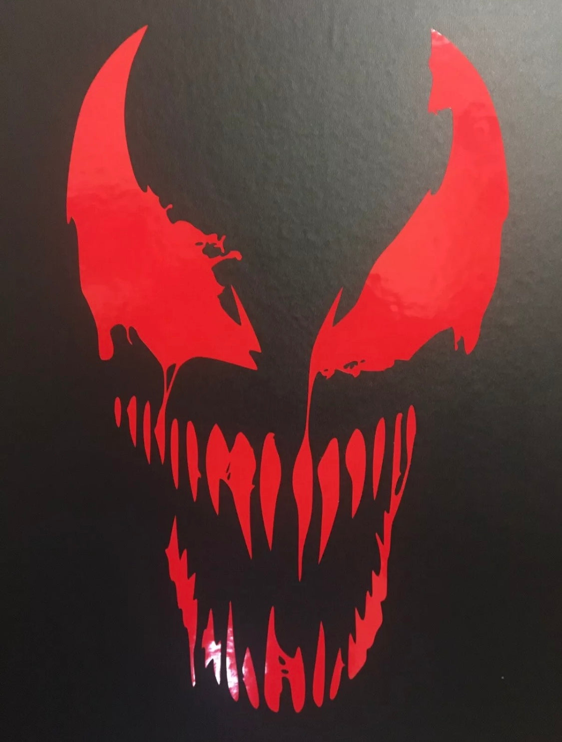 Venom Face Stickers Decals Car Van Bike 210x130mm Bumper Window Door