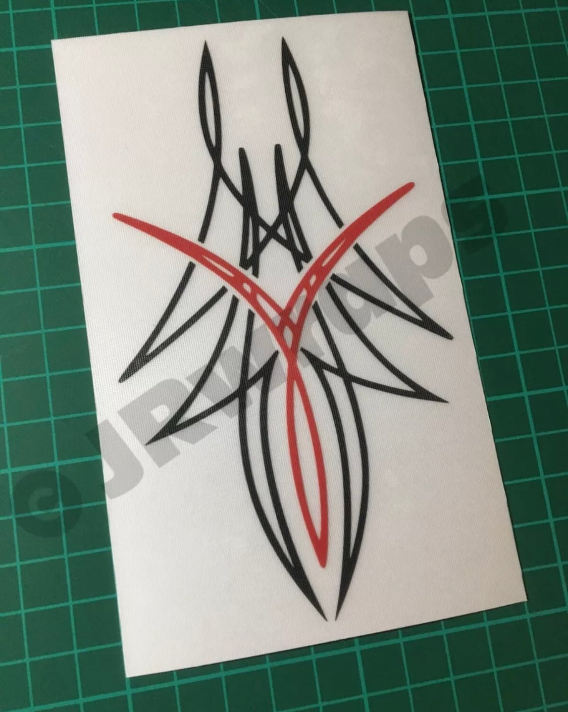 PINSTRIPE Design Stickers Decals Bonnet Motorcycle Tank 210x120mm