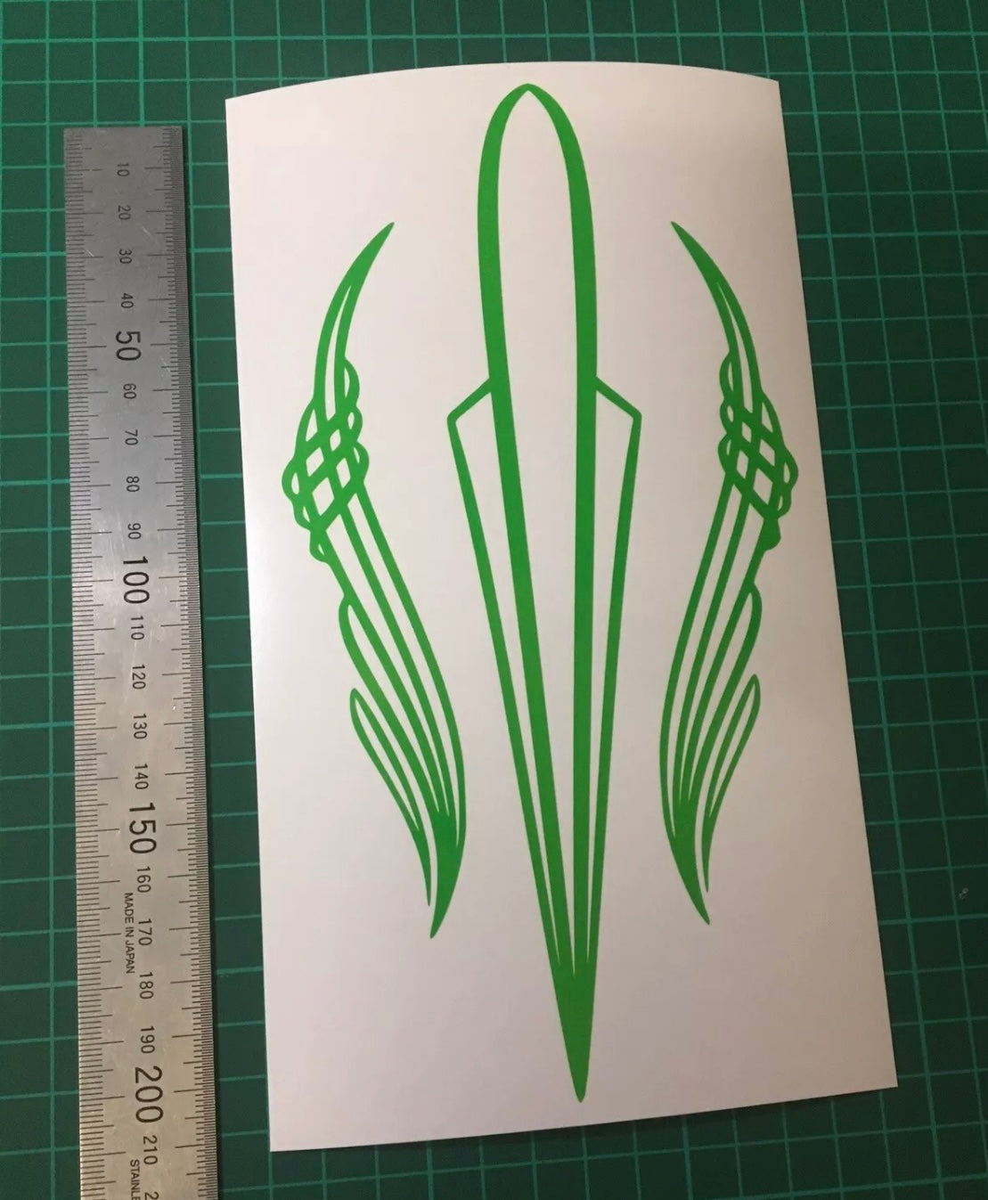PINSTRIPE Design Sticker Decals Car Motorcycle Bike Hotrod 210x110mm