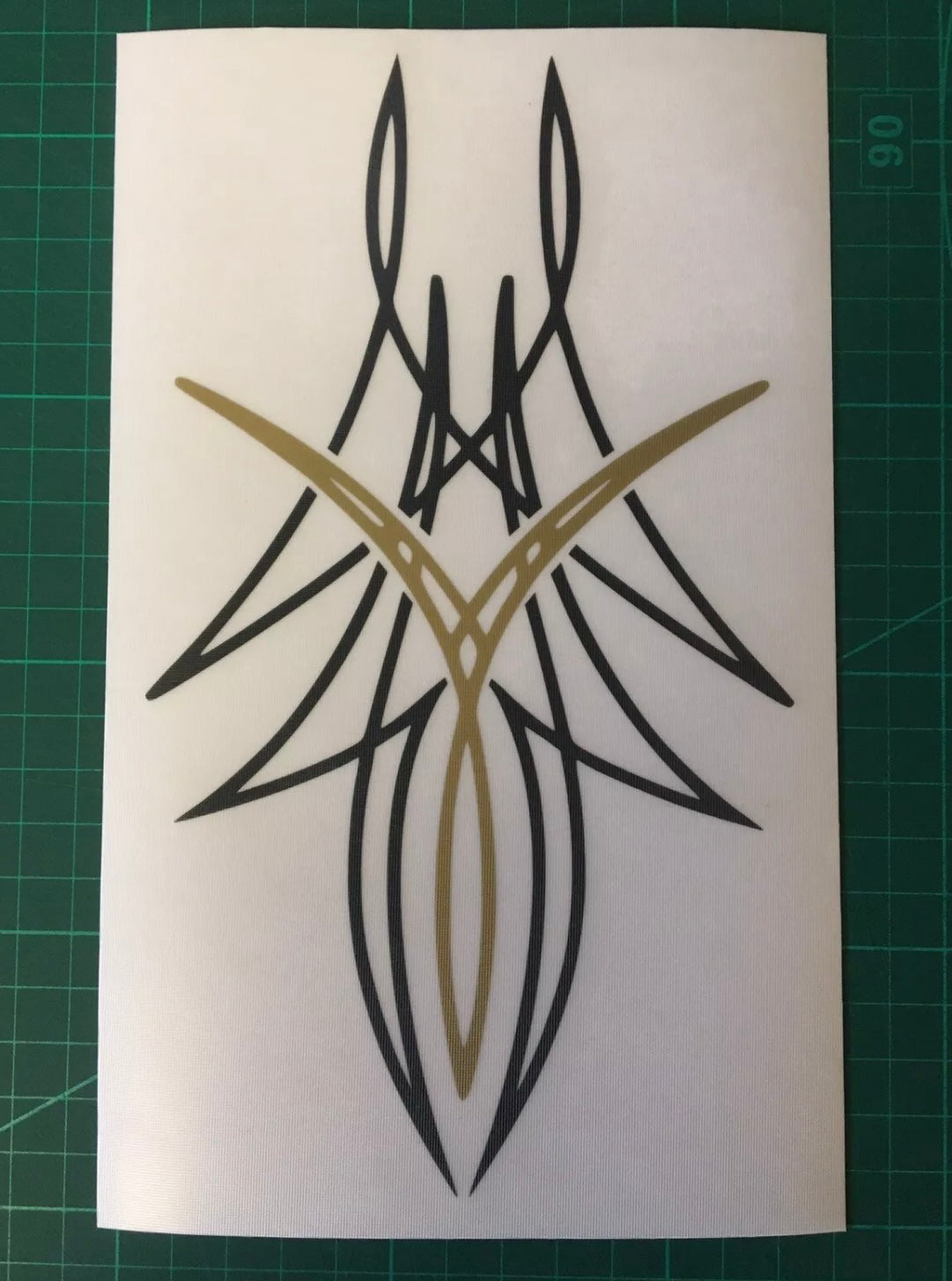 PINSTRIPE Design Stickers Decals Bonnet Motorcycle Tank 210x120mm