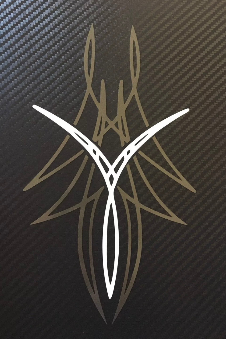 PINSTRIPE Design Stickers Decals Bonnet Motorcycle Tank 210x120mm