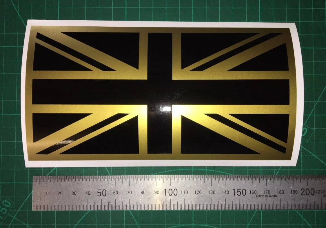 Union Jack Stickers Decals 190x100mm Car Van Camper Bike