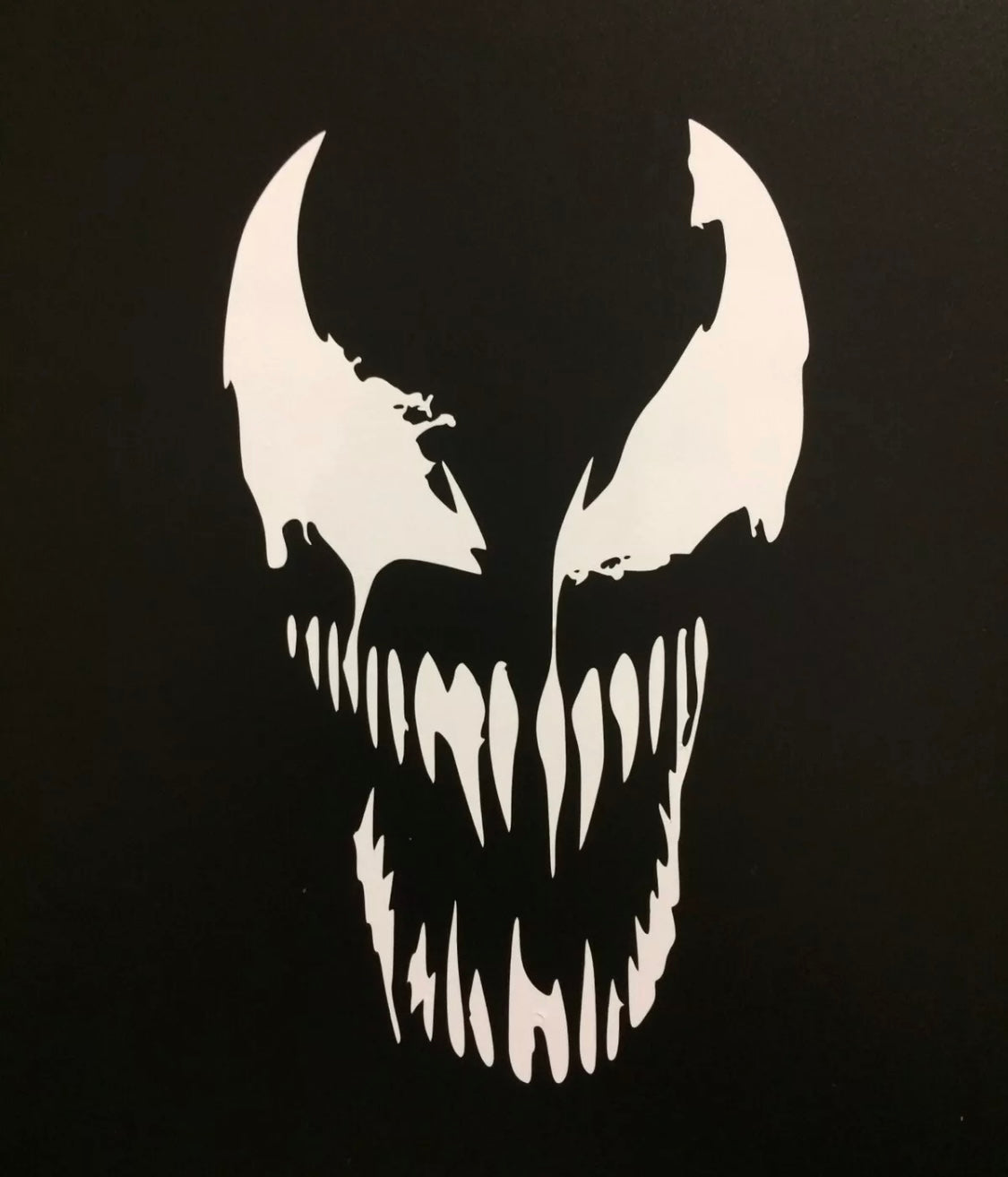 Venom Face Stickers Decals Car Van Bike 210x130mm Bumper Window Door