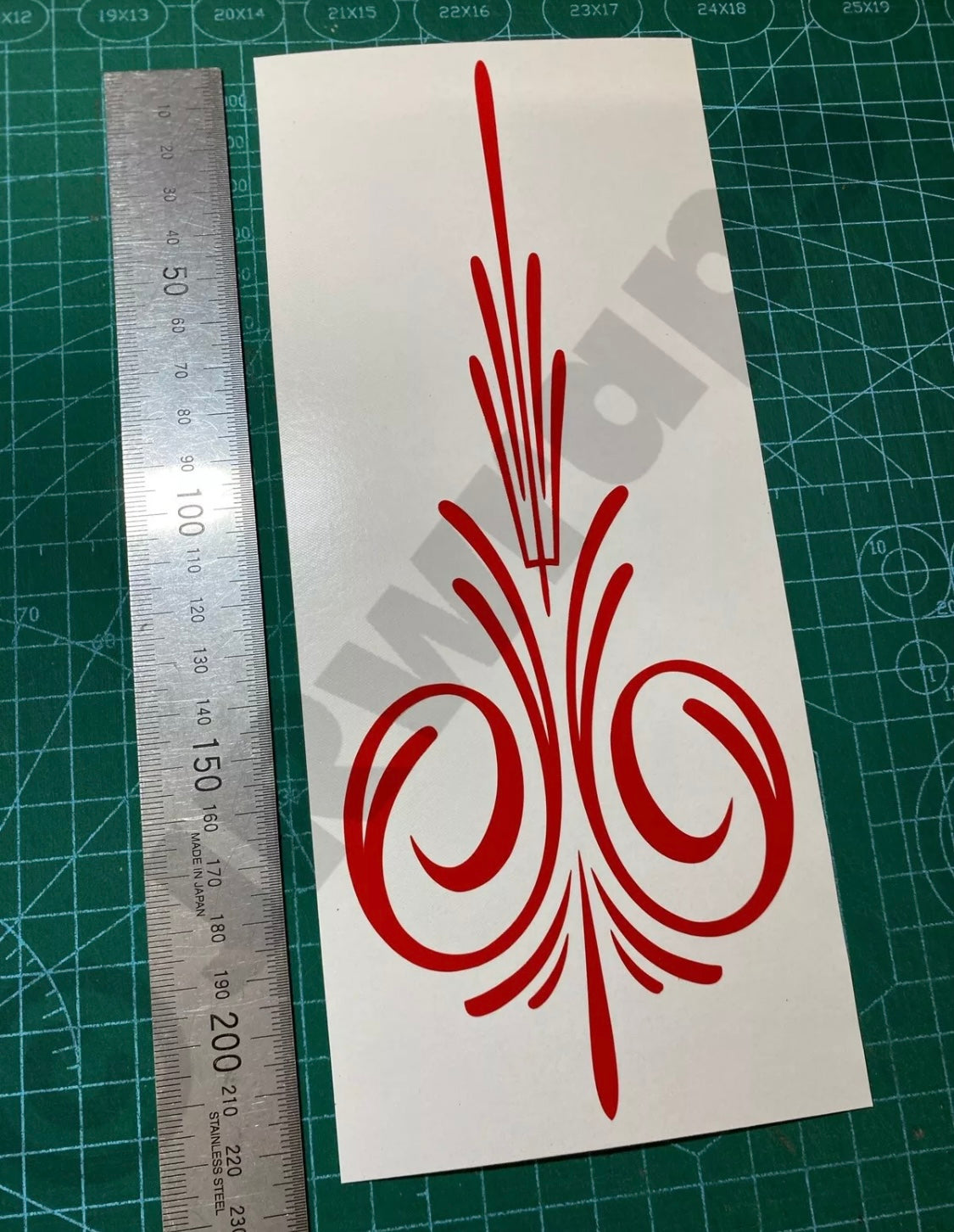 PINSTRIPE Design Sticker Decal Motorbike Tank Helmet Car Boat Van 220x90mm