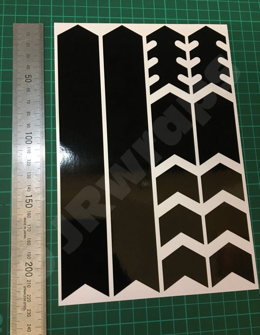 Frame Protector Kit Stickers Decals Protection BIKE BICYCLE BMX DH MTB