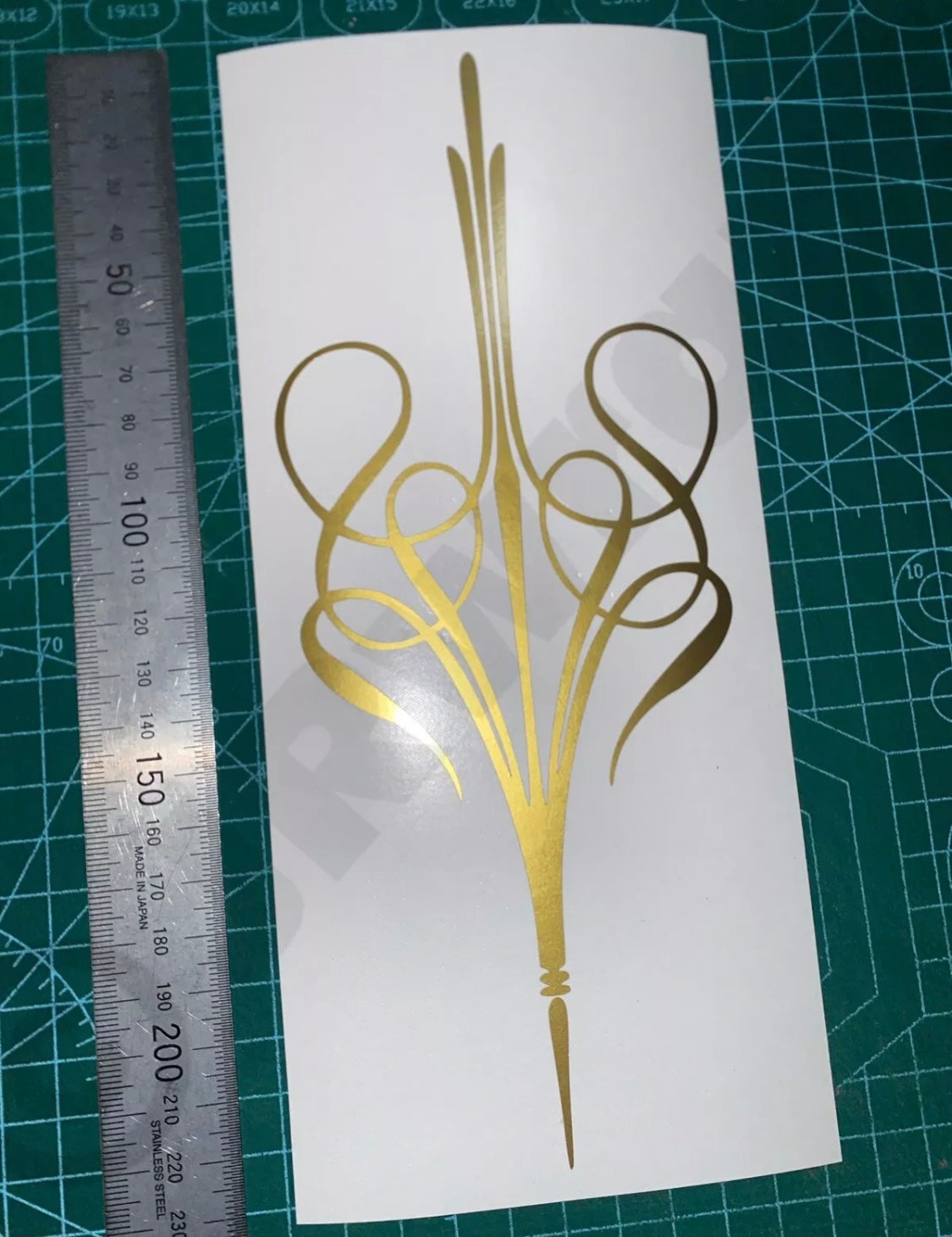 PINSTRIPE Design Sticker Decal Motorcycle Tank Helmet Car Bike Boat 220x90mm