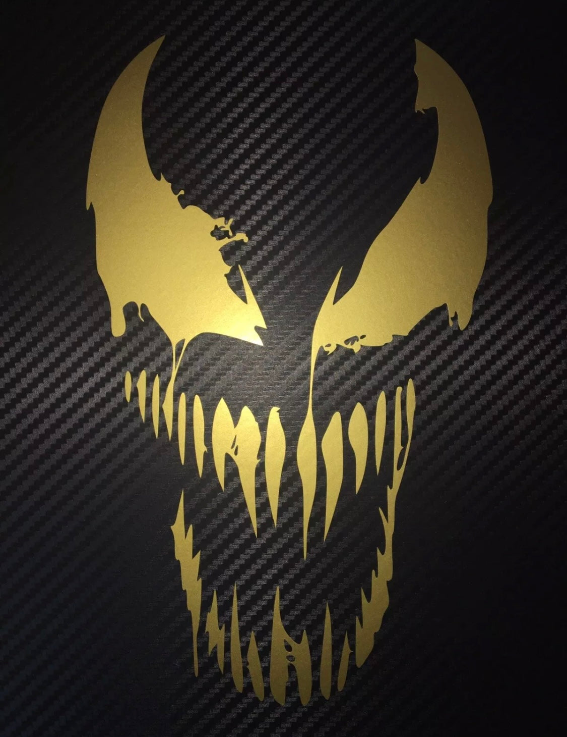 Venom Face Stickers Decals Car Van Bike 210x130mm Bumper Window Door