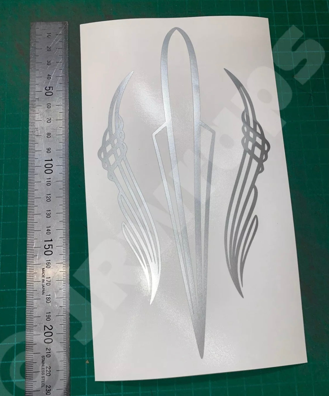 PINSTRIPE Design Sticker Decals Car Motorcycle Bike Hotrod 210x110mm