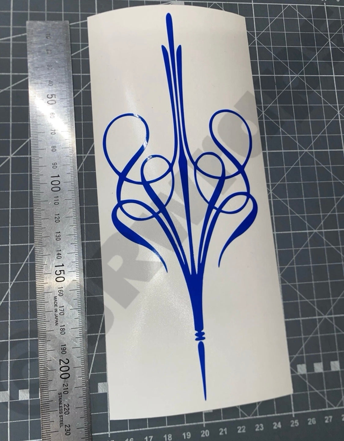 PINSTRIPE Design Sticker Decal Motorcycle Tank Helmet Car Bike Boat 220x90mm